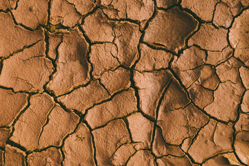 Cracks texture ground surface soil, dried clay, drought