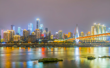 Chongqing architectural scenery and skyline