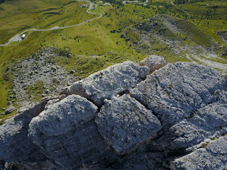 Dolomiten aus der Luft