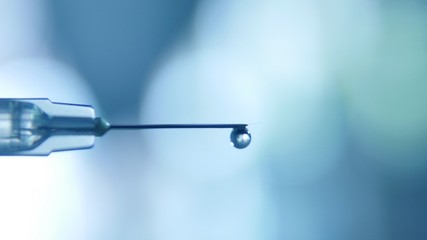 Adrenaline injection shot syringe macro