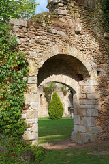 Fototapeta na wymiar Abbaye des vaux de Cernay