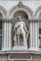 Sir Thomas Gresham Statue in London