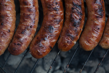 Traditional Polish sausages.