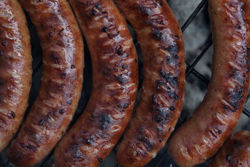 Traditional Polish sausages.