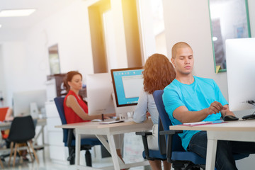 Obraz premium startup business people