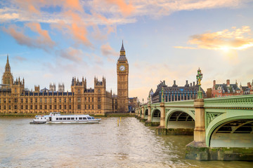 Obraz premium Big Ben i izby parlamentu