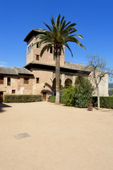 Fototapeta na wymiar Partal Palace, Palacio de Partal, in Alhambra, Granada, Andalusia