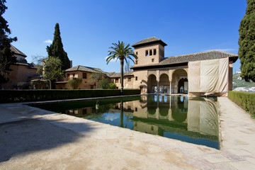 Partal Palace, Palacio de Partal, in Alhambra, Granada, Andalusia