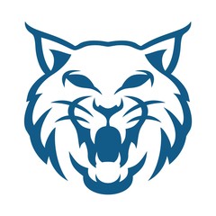 Obraz premium Lynx blue