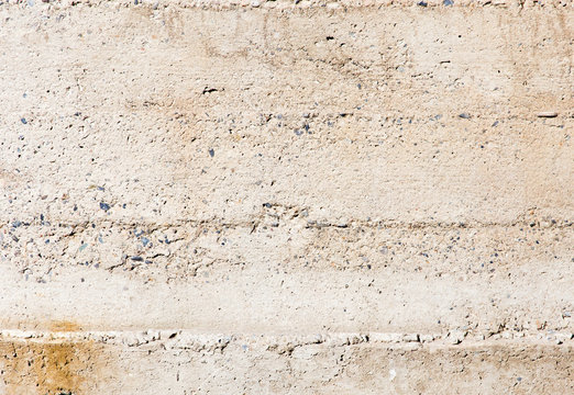 Fresh concrete on the wall as a background