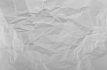 Crumpled paper background and texture