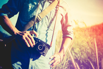 Travel and photography with vintage shades