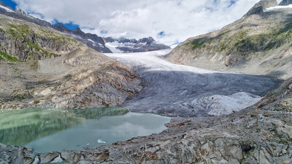 Rhonegletscher, Furka, Schweiz