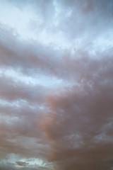 Obraz premium Clouds at sunset as background