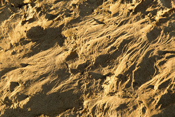 Sand in the desert as a background