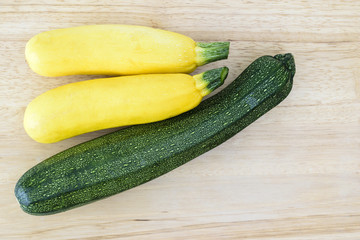 Green and Yellow Zuchini