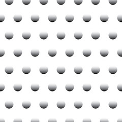 Seamless polka dot blue pattern with circles. Vector.
