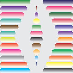 multicolored oval abstract background.