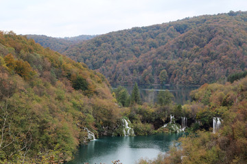 Fototapeta na wymiar Plitvice Lakes National Park 