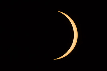 Obraz na płótnie Canvas Sun Reappears From Behind Moon - August, 2017 Total Solar Eclipse