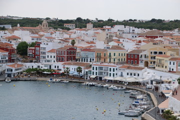 Fototapeta na wymiar port de Mahon, île de Minorque, archipel des Baléares, Espagne