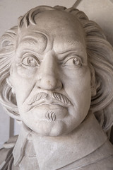 Obraz premium Oliver Cromwell Bust w Londynie