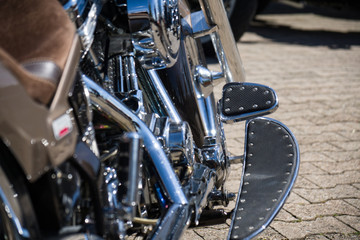 Obraz premium Motorad Seitenansicht