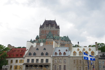 Fototapeta premium Vieux Québec Château Frontenac