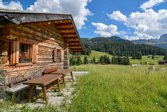 Alm-Idylle in Südtirol mit uriger Hütte