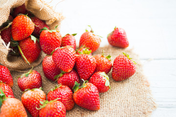 Strawberries are fresh and sweet