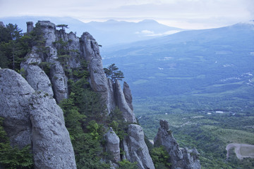 Demergi mountain view. Crimea
