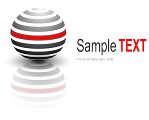 Logo business 3D sphere