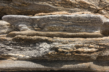 Close-up of a rocky Italian coast.
