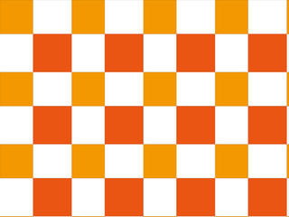 オレンジと黄色のタイルパターン