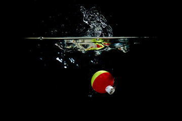 Colorful Fishing Bobber Makes a Splash