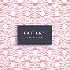 pink hexgonal shape pattern background vector