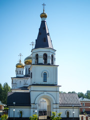 the Church on blue sky background