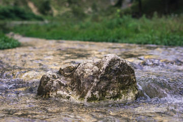 Rock in the river