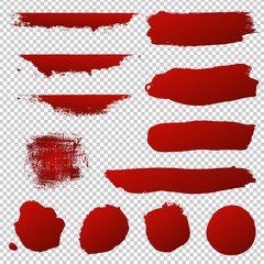 Red Blobs Set