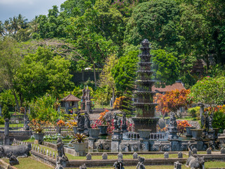 Tirta Gangga the former royal water palace near Karangasem Bali