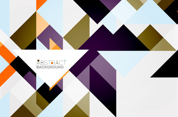 Triangle pattern design background