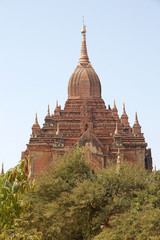 Fototapeta na wymiar Htilominlo Templa, Bagan, Myanmar