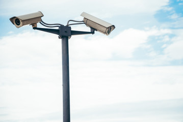 CCTV cameras are installed along the streets