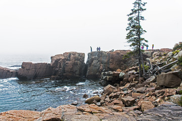 Küstenlandschaft vom "Acadia Nationalpark" bei Bar Harbor in den USA.