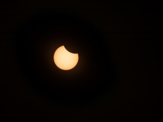Total solar eclipse -August 21,2017. from Ankeny National Wildlife Refuge. Salem Oregon USA
