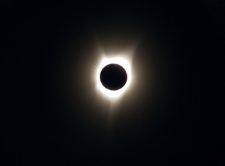 Total solar eclipse -August 21,2017. from Ankeny National Wildlife Refuge. Salem Oregon USA