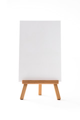 small vertical easel front.