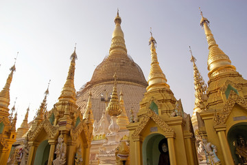 Fototapeta premium Shwedagon Pagoda, Yangon, Myanmar