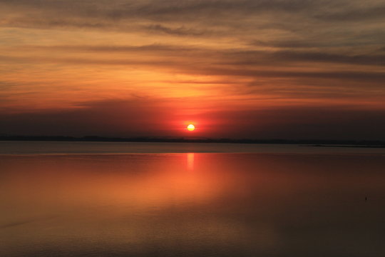 Bola de Fogo 2 Sunset Guaiba-RS © Roberto