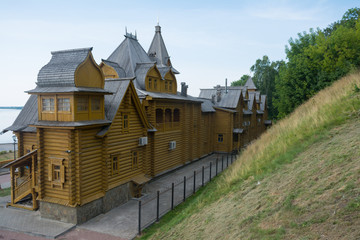 wooden architecture in gorodets